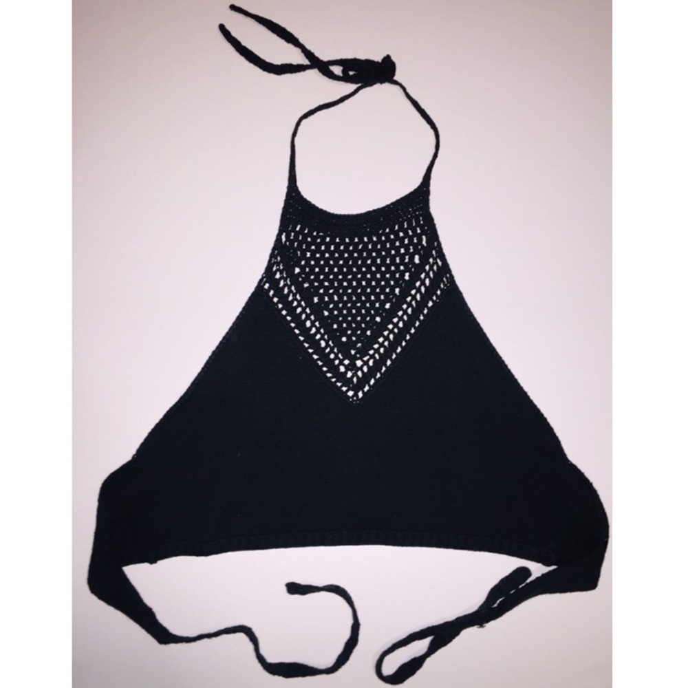 Kendall & Kylie crochet halter top